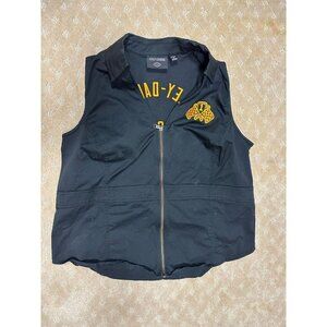 Harley-Davidson Vest Women's 1W (Plus 1X) Racing Division Full Zip Black Biker